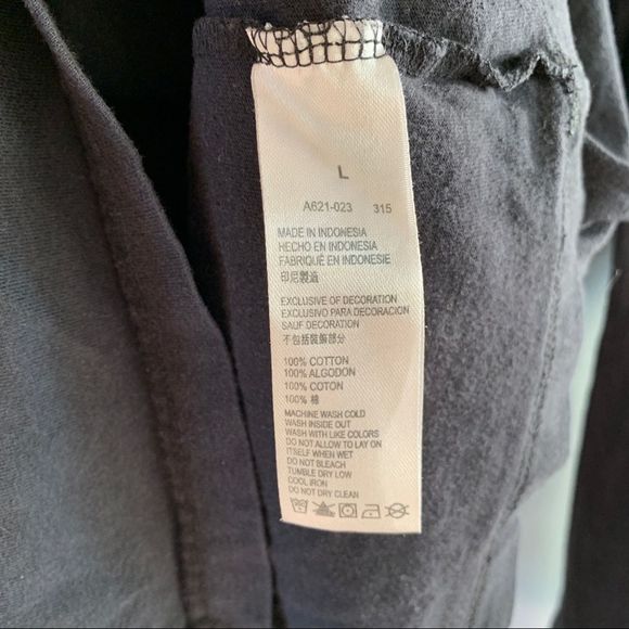 Air Jordan Size Large L Black Boys Top T Shirt Long Sleeve Graphic Basketball - Picture 5 of 12